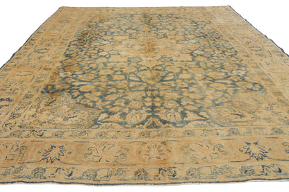 7 x 9 - Blue Antique Persian Tabriz Rug - 79927