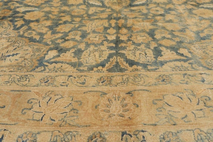7 x 9 - Blue Antique Persian Tabriz Rug - 79927