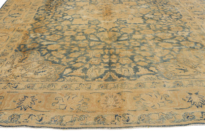 7 x 9 - Blue Antique Persian Tabriz Rug - 79927