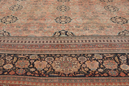 10 x 13 - Pink Antique Persian Kashan Rug - 79928