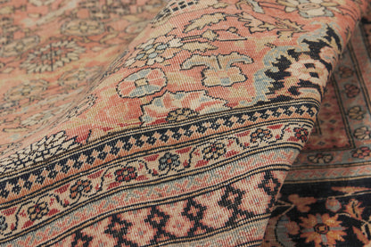 10 x 13 - Pink Antique Persian Kashan Rug - 79928