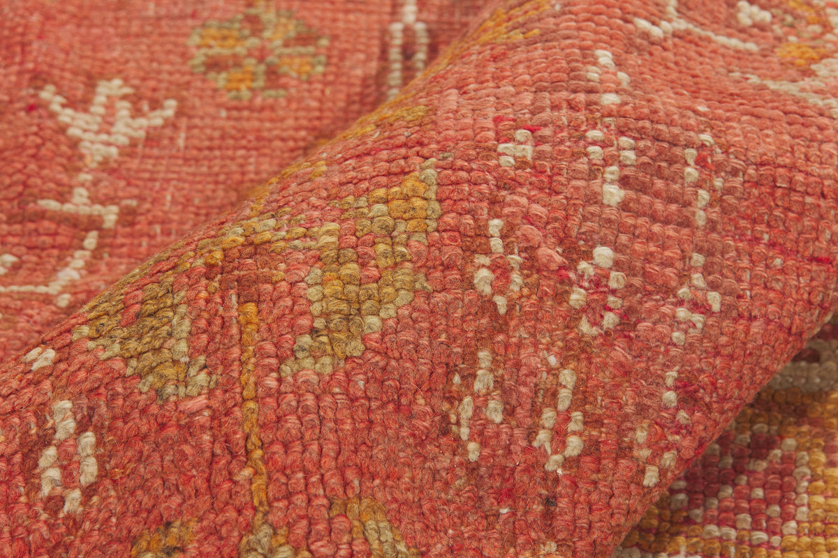 10 x 14 - Red Antique Turkish Oushak Rug - 79929