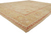 11 x 14 - Beige Vintage Turkish Oushak Rug - 79933