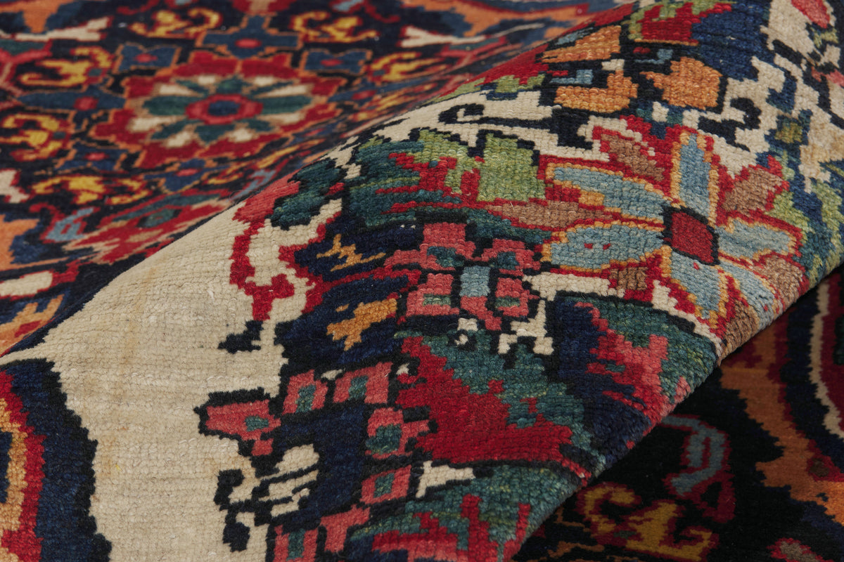 12 x 17 - Multicolor Antique Persian Bakhtiari Rug - 79940