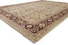 9 x 12 - Tan Vintage Pakistani Mahal Rug - 79943