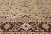 9 x 12 - Tan Vintage Pakistani Mahal Rug - 79943