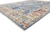 10 x 14 - Blue Vintage Indian Oushak Rug - 79944