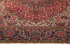 9 x 12 - Red Antique Persian Heriz Rug - 79945