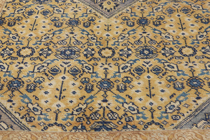 3 x 6 - Gold Antique Persian Mahal Rug - 79946