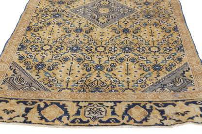 3 x 6 - Gold Antique Persian Mahal Rug - 79946