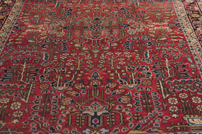 3 x 5 - Red Antique Persian Sarouk Rug - 79948