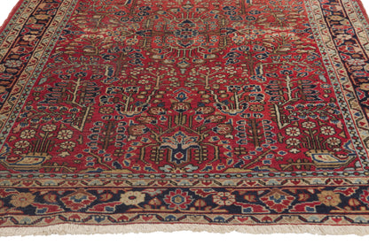 3 x 5 - Red Antique Persian Sarouk Rug - 79948