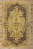 7 x 11 - Brown Vintage Turkish Oushak Rug - 50042