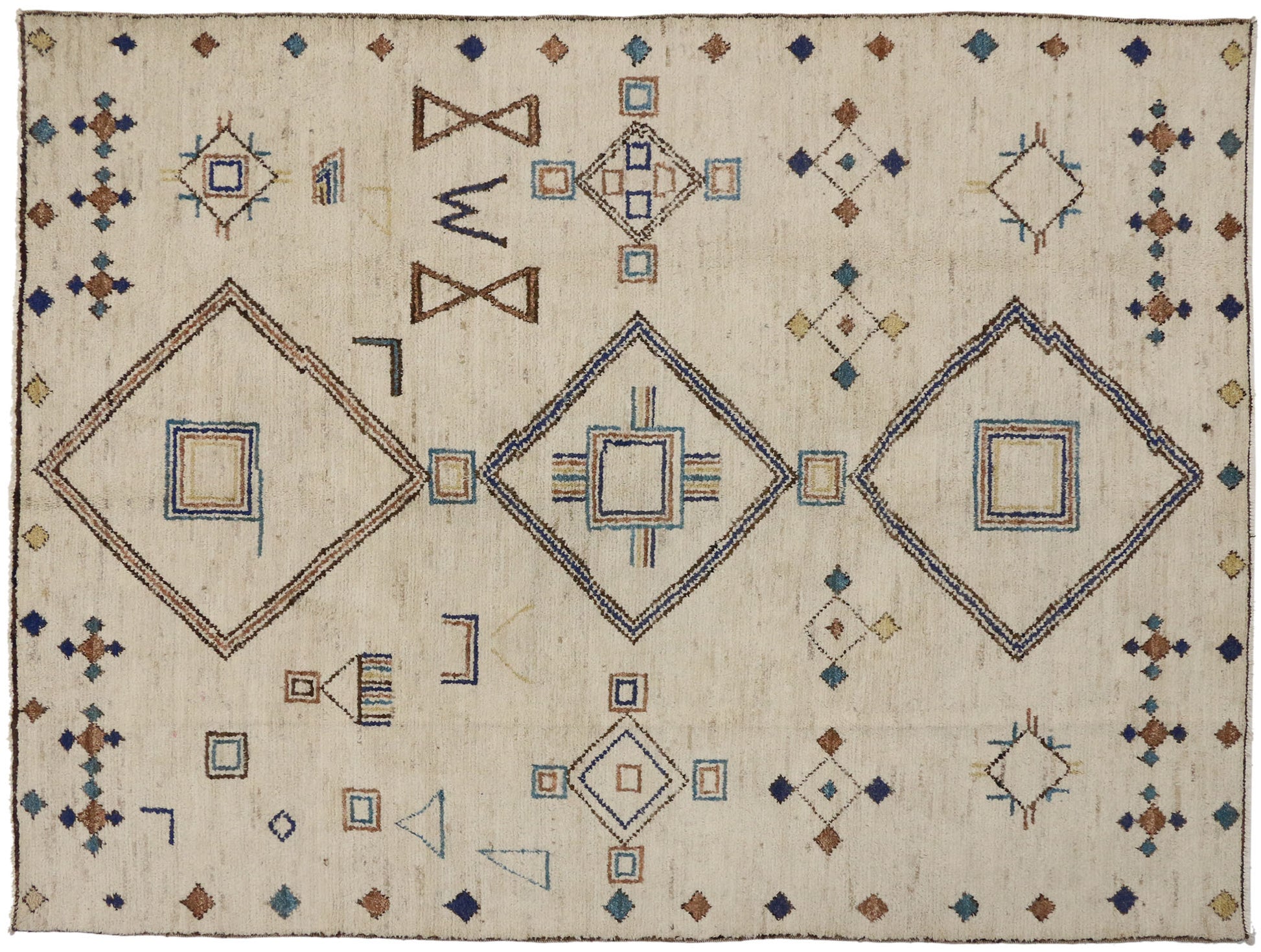9 x 12 Contemporary Moroccan Rug 80202
