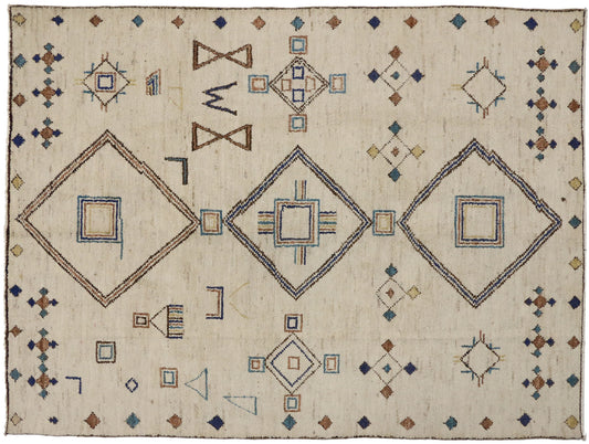 9 x 12 Contemporary Moroccan Rug 80202