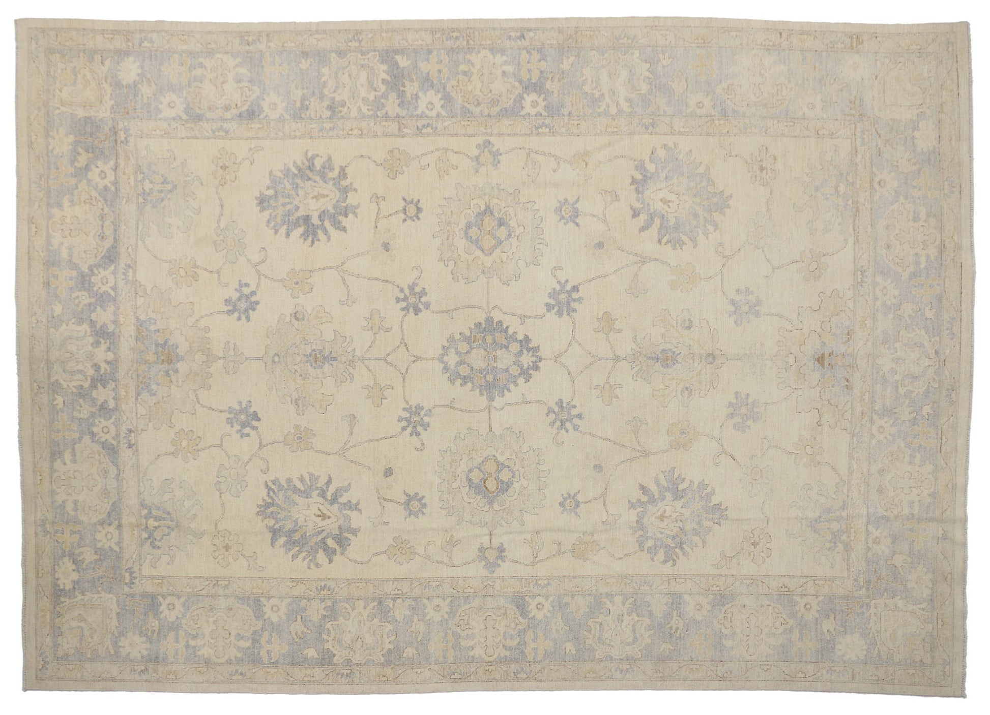 10 x 14 Modern Oushak Style Rug 80212