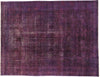 10 x 13 Vintage Overdyed Rug 80240