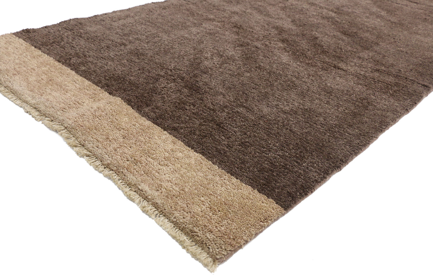 4 x 13 - Brown Pakistani Moroccan Rug - 80461