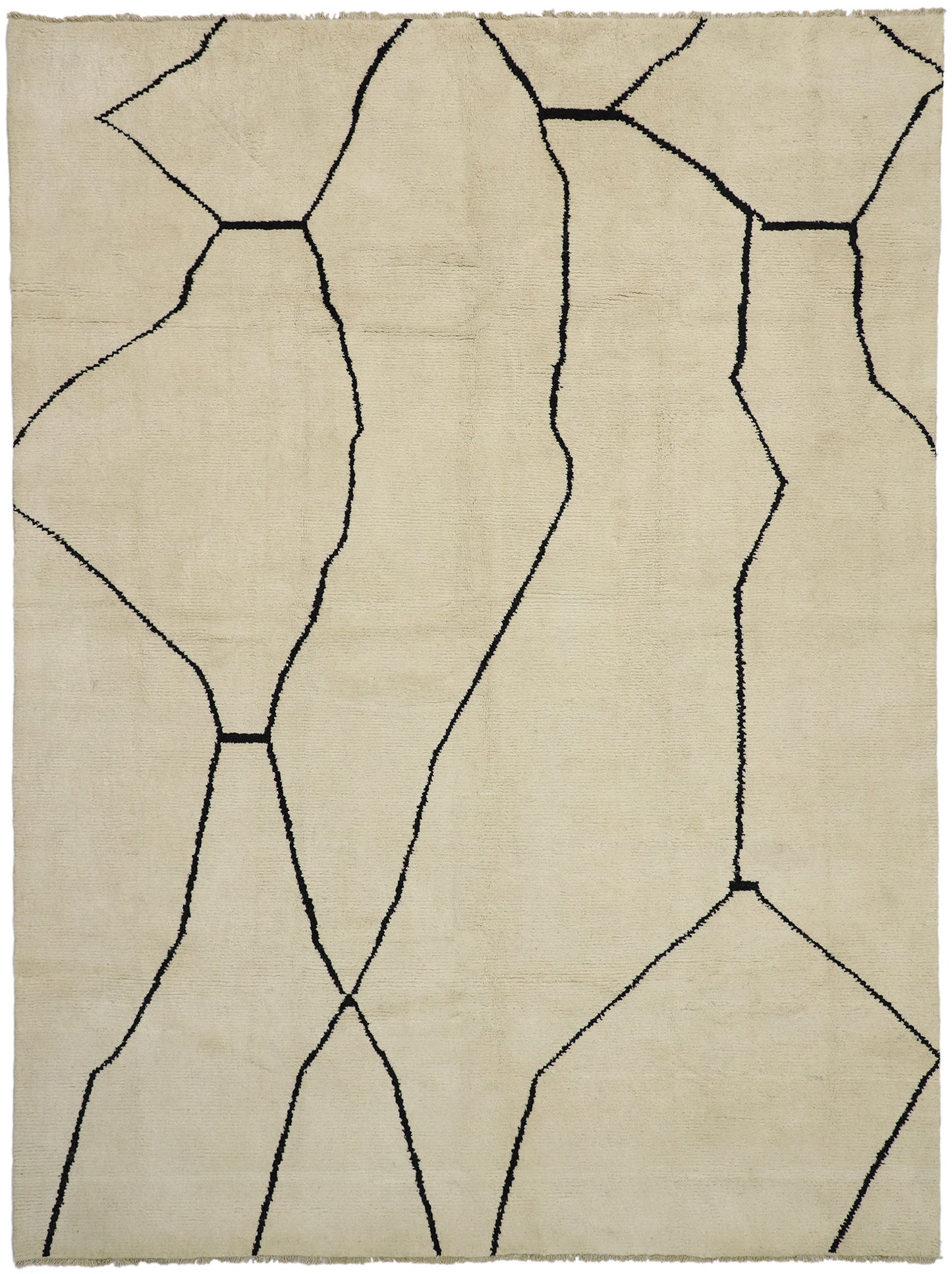 10 x 14 Modern Moroccan Area Rug 80514