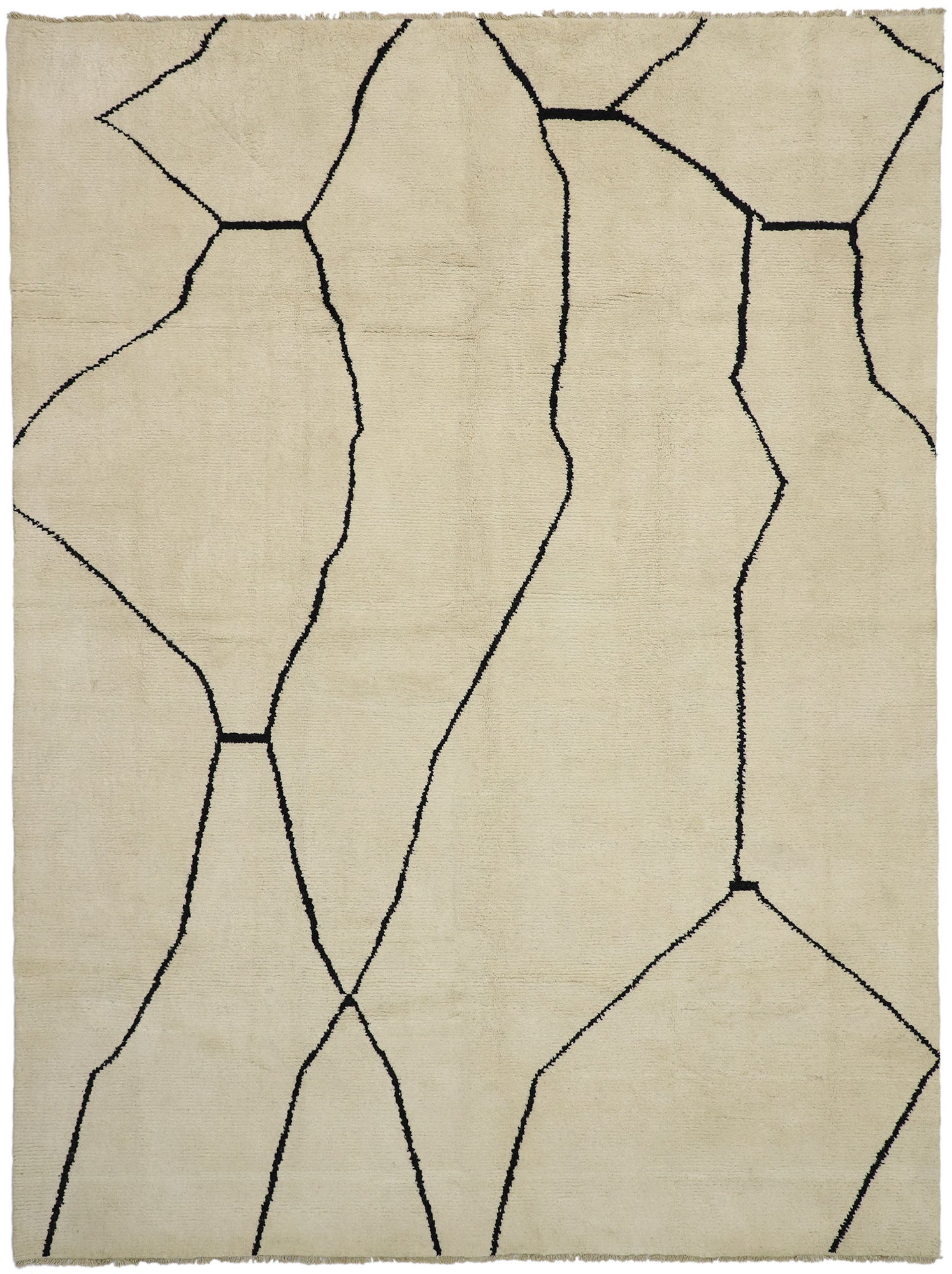 10 x 14 Modern Moroccan Area Rug 80514
