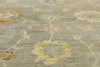9 x 12 - Taupe Pakistani Oushak Rug - 80524
