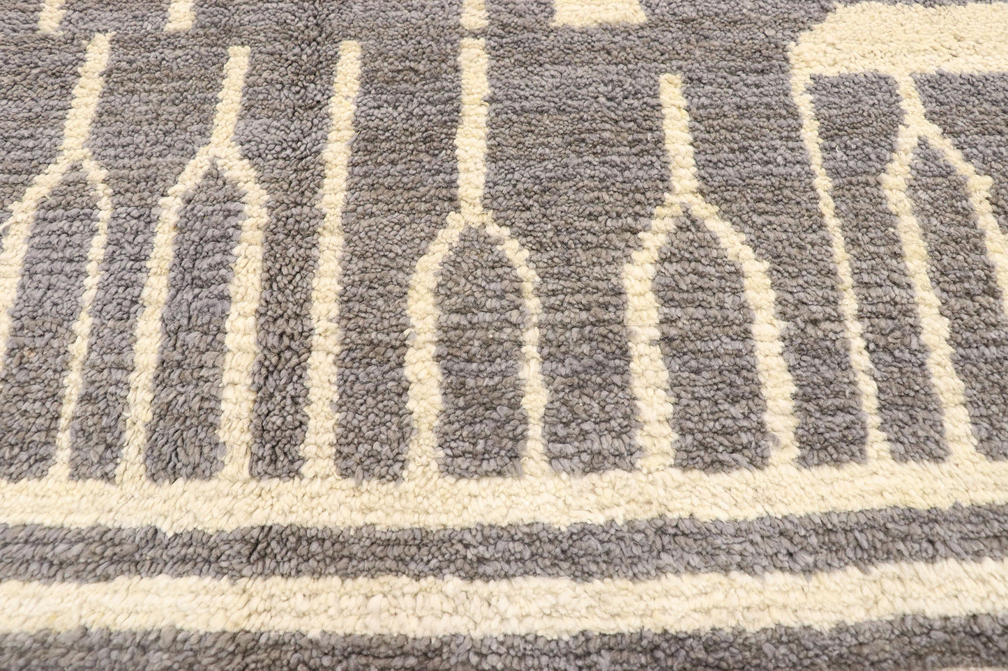 12 x 16 - Gray Pakistani Moroccan Rug - 80562