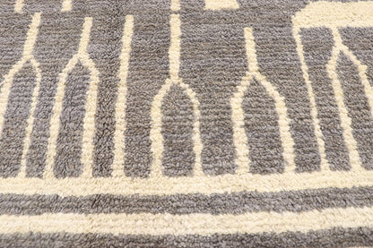 12 x 16 - Gray Pakistani Moroccan Rug - 80562