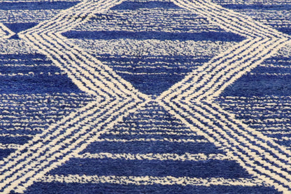 10 x 14 - Blue Pakistani Moroccan Rug - 80563