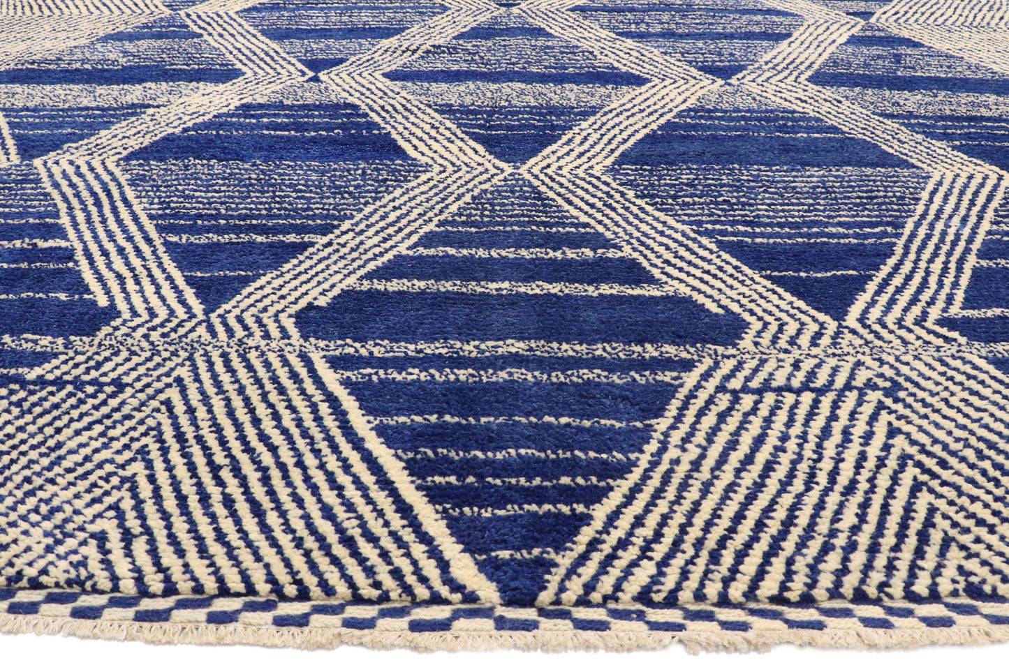 10 x 14 - Blue Pakistani Moroccan Rug - 80563