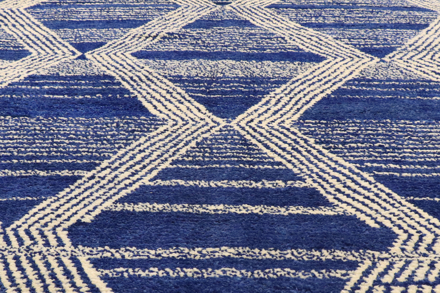 10 x 14 - Blue Pakistani Moroccan Rug - 80563