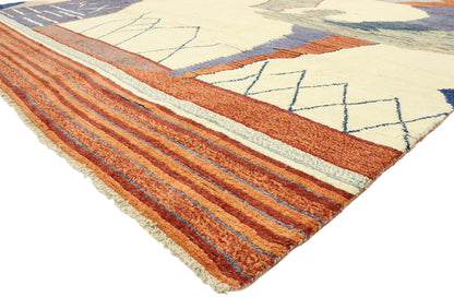 12 x 16 - Beige Pakistani Moroccan Rug - 80573