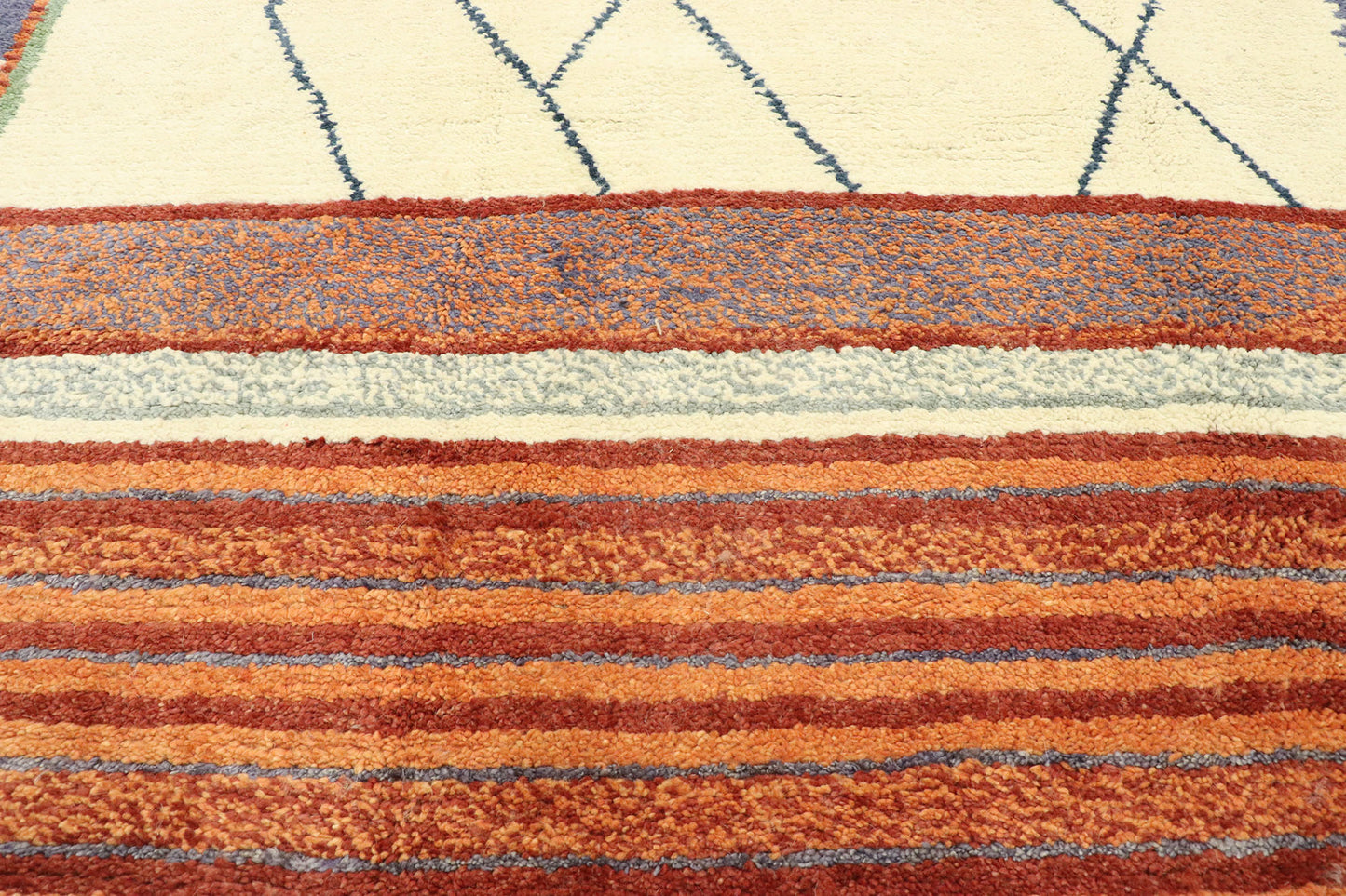 12 x 16 - Beige Pakistani Moroccan Rug - 80573