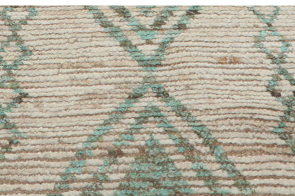 4 x 9 - Beige Pakistani Moroccan Rug - 80769