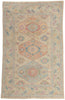 6 x 9 - Multicolor Pakistani Oushak Rug - 80888