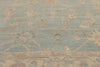 6 x 9 - Light Blue Pakistani Oushak Rug - 80892