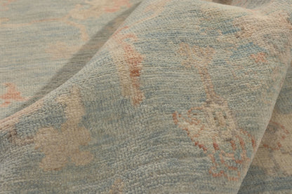 6 x 9 - Blue Pakistani Oushak Rug - 80892