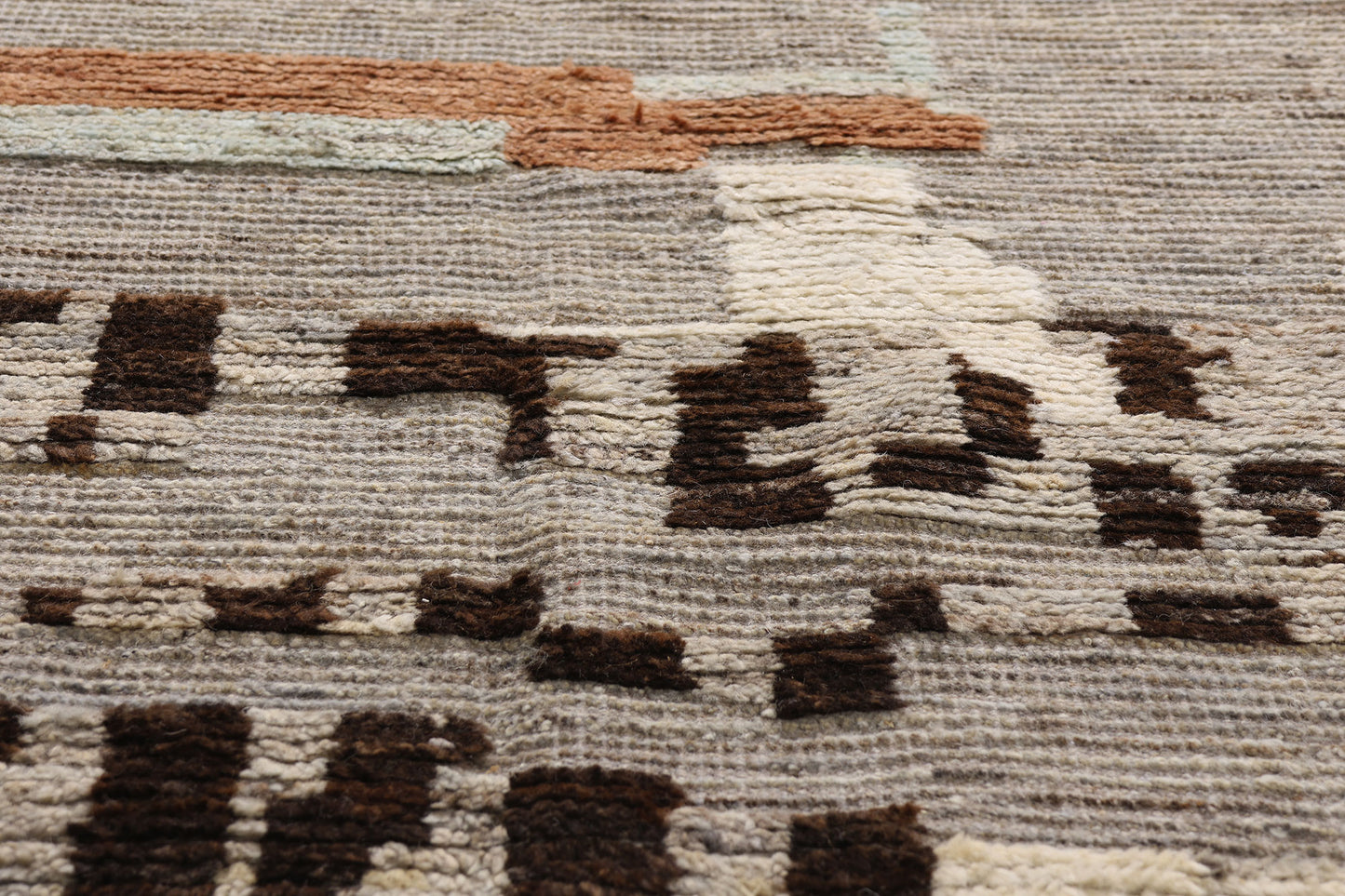 6 x 9 - Gray New Pakistani Moroccan Rug - 81171