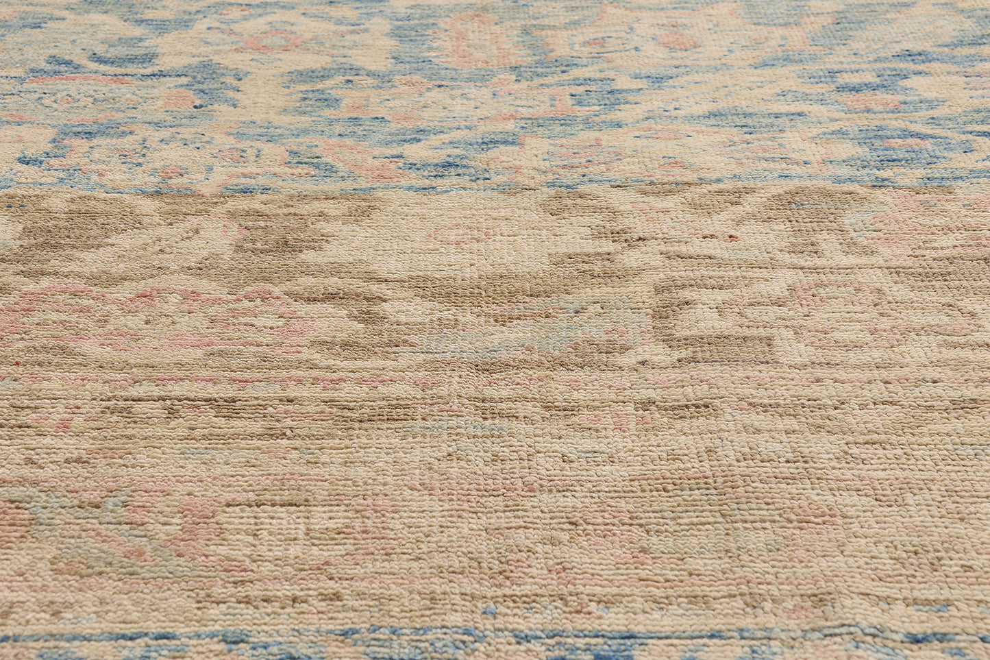 8 x 10 - Blue New Pakistani Oushak Rug - 81172