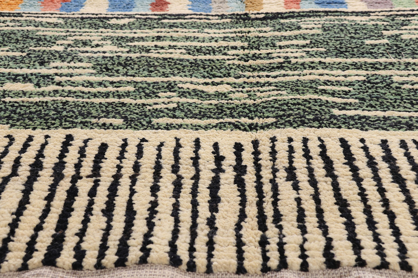 11 x 13 - Multicolor New Moroccan Rug - 81173