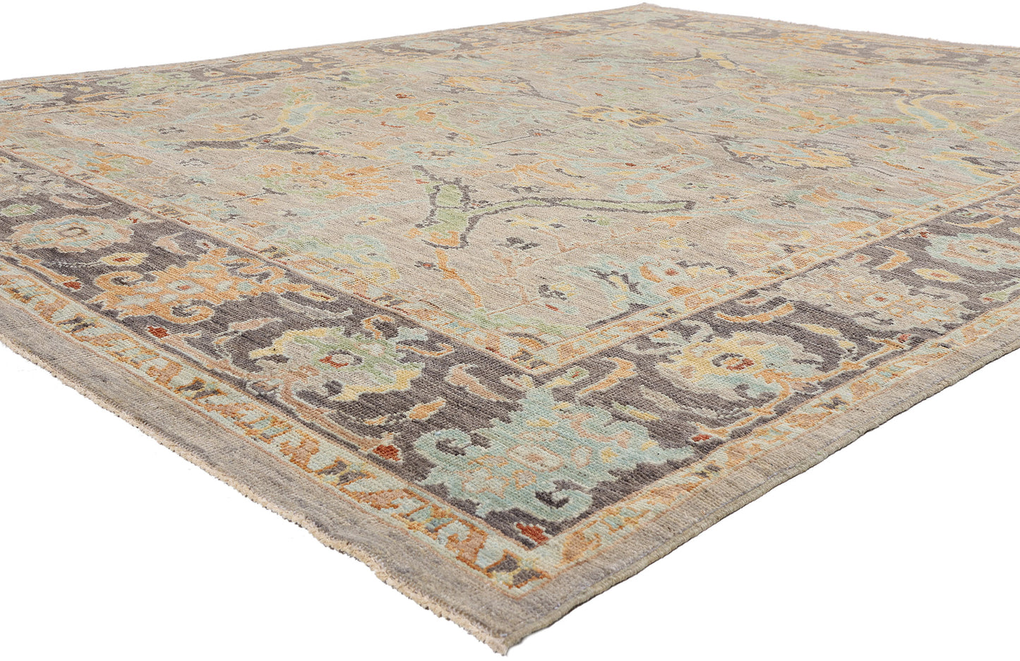 8 x 10 - Taupe New Pakistani Sultanabad Rug - 81174