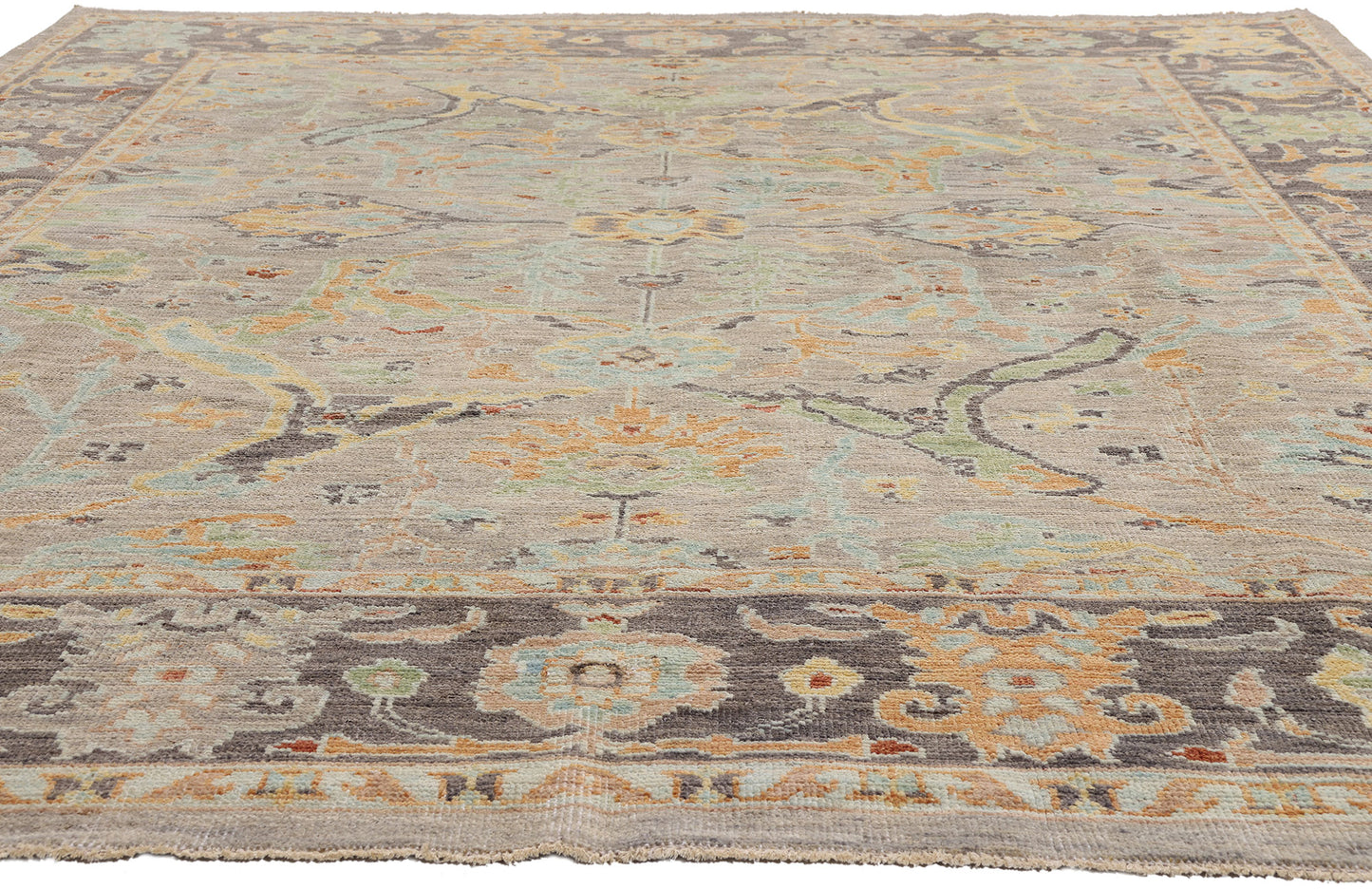 8 x 10 - Taupe New Pakistani Sultanabad Rug - 81174