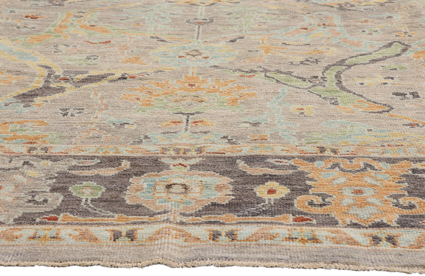 8 x 10 - Taupe New Pakistani Sultanabad Rug - 81174