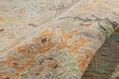 8 x 10 - Taupe New Pakistani Sultanabad Rug - 81174