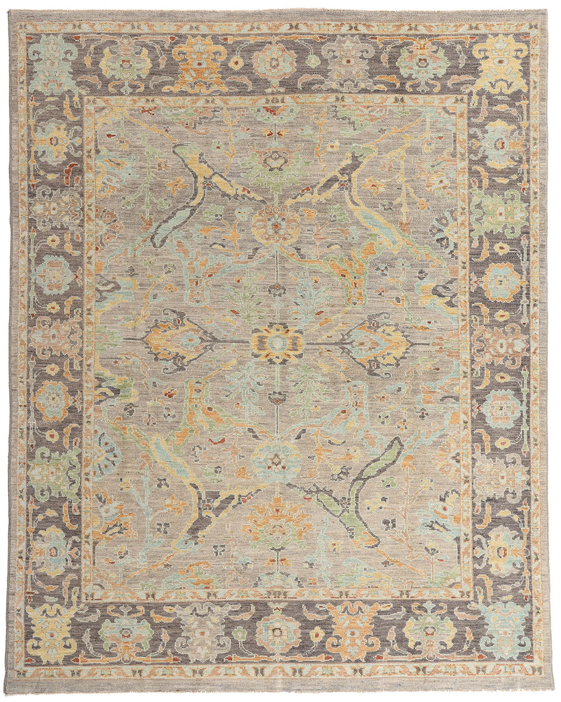 8 x 10 - Taupe New Pakistani Sultanabad Rug - 81174