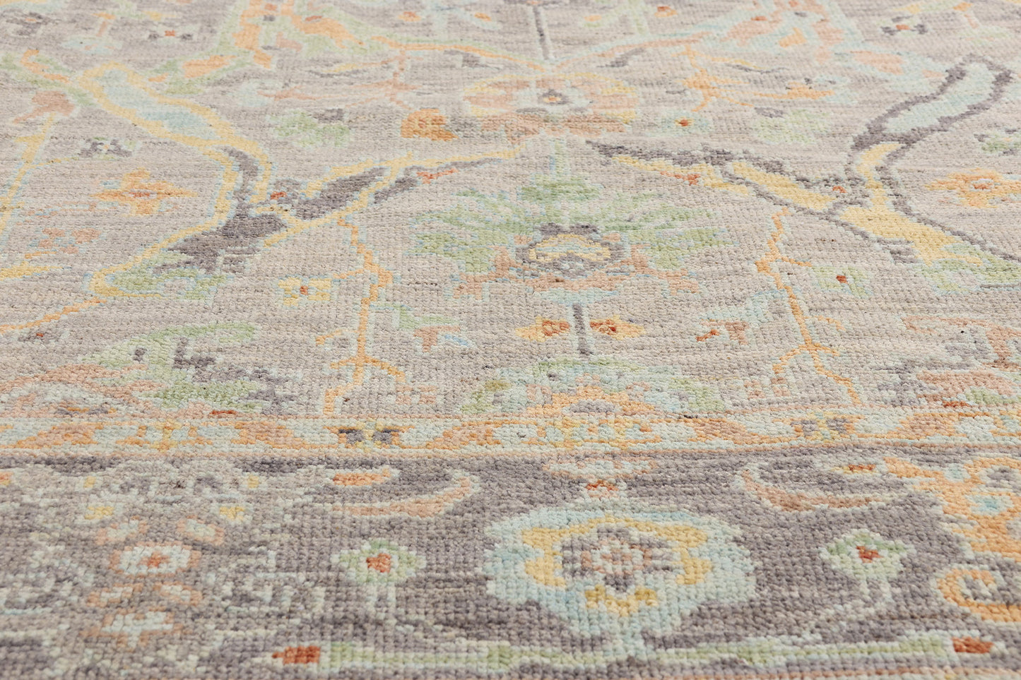 6 x 9 - Gray New Pakistani Sultanabad Rug - 81175