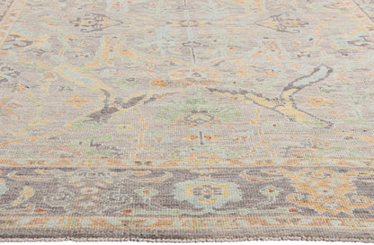 6 x 9 - Gray New Pakistani Sultanabad Rug - 81175