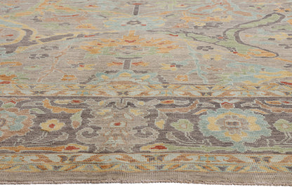 12 x 15 - Gray New Pakistani Sultanabad Rug - 81176