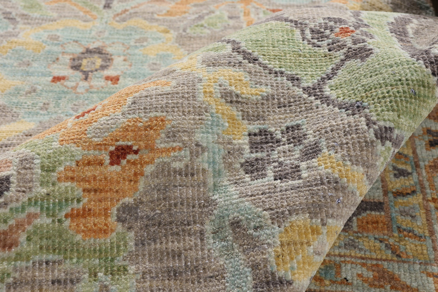 10 x 14 - Gray New Pakistani Sultanabad Rug - 81177