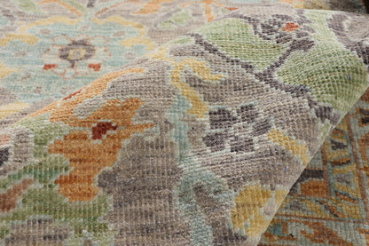 10 x 14 - Gray New Pakistani Sultanabad Rug - 81177