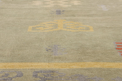 8 x 10 - Green New Pakistani Sivas Rug - 81179